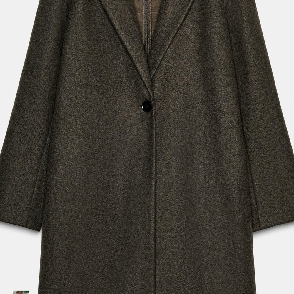 Zara Basic Soft Coat Brown Vigore